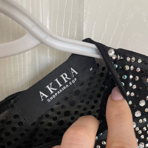 MOVING SALE MAKE OFFER Akira Rhinestone Gown - Picture 4 of 5